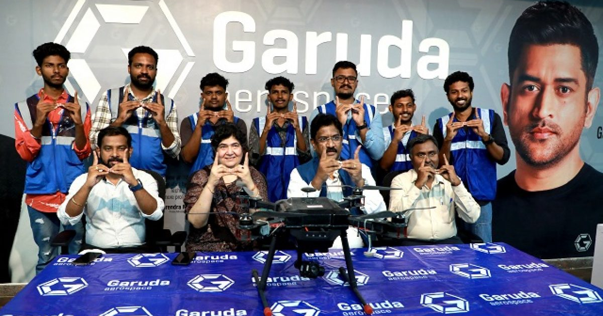 MS Dhoni-backed drone startup Garuda Aerospace raises Rs 25 cr in fresh bridge funding round